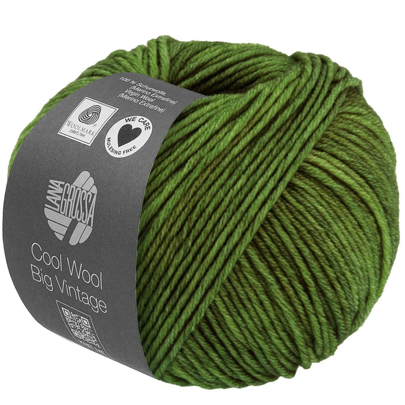 Lana Grossa Cool Wool Big Vintage 7192 Grasgroen
