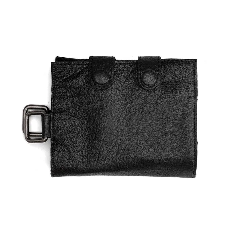 MUUD Carita B Black - Handgemaakt leren inleg 14 x 21 cm voor breinaaldenpunten