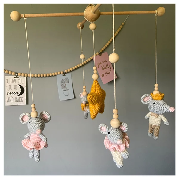 Haakpatroon Muizen Babymobiel (Digital)
