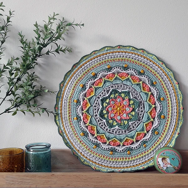 Haakpatroon Bloemen Mandala (Digital)
