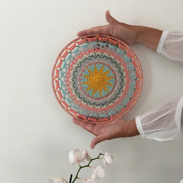 Haakpatroon Here comes the Sun Mandala (Digital)