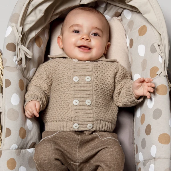 Breipatroon Honingraatsteek babyvestje (Digital)