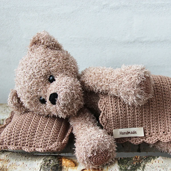 Haakpatroon Teddy Met Dekentje En Kussen Go Handmade (Digital)