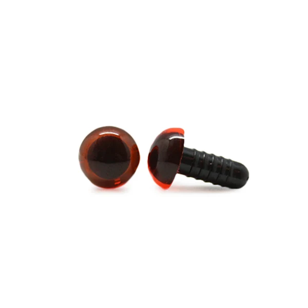 Veiligheidsogen Transparant Oranje 12 mm per paar