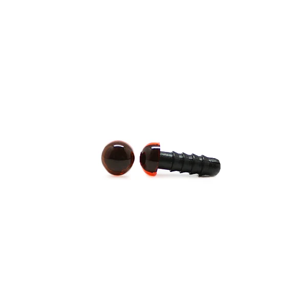 Veiligheidsogen Transparant Oranje 6 mm per paar