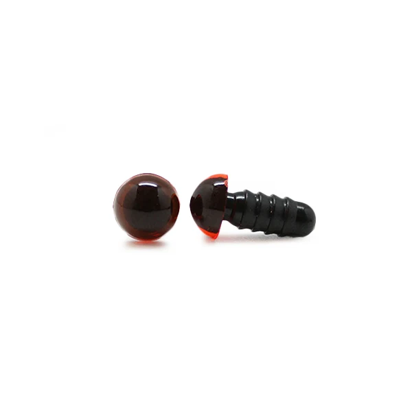 Veiligheidsogen Transparant Oranje 8 mm per paar