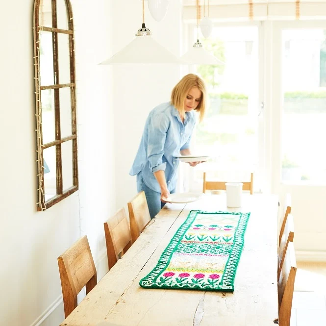 Letitia's Garden Table Runner CAL Garenpakket