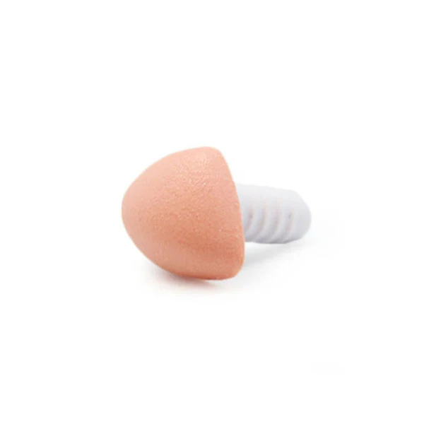 Veiligheidsneus driehoek soft zalmroze 18mm