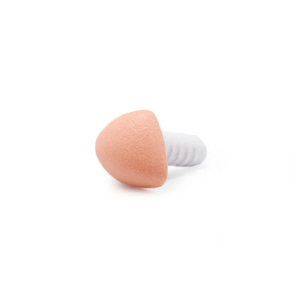 Veiligheidsneus driehoek soft zalmroze per stuk 12mm