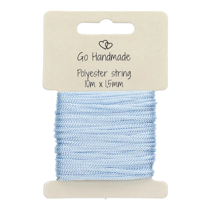 Go Handmade Polyester Koord 5 Blauw
