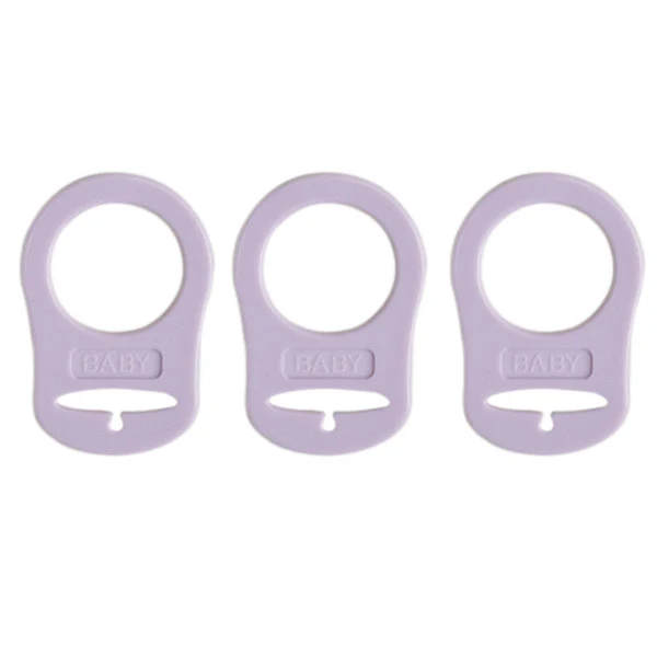 Go Handmade Siliconen Fopspeen Ringen 10 Lavendel