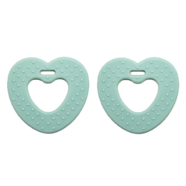 Go Handmade Hartjes Bijtringen 83 Donkermint