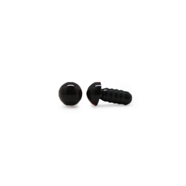 Veiligheidsogen Transparant Bruin 8mm per paar
