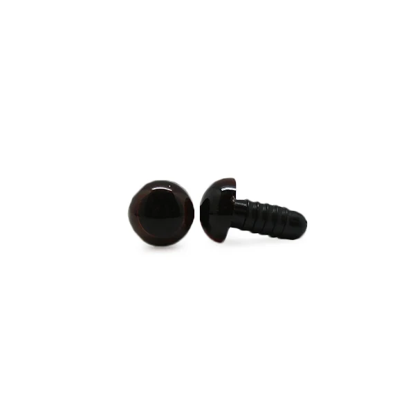Veiligheidsogen Transparant Bruin 10mm per paar