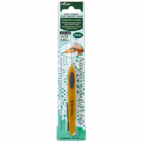 Clover Soft Touch haaknaald 0,6 mm