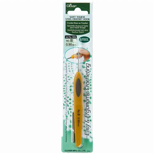 Clover Soft Touch haaknaald 0,9 mm