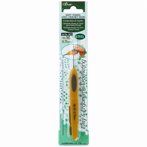 Clover Soft Touch haaknaald 0,75 mm