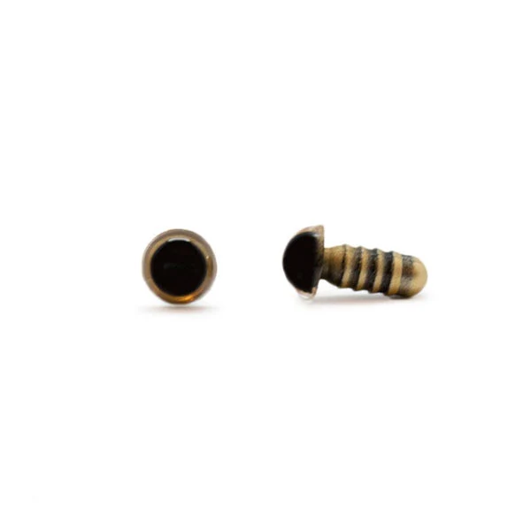 Veiligheidsogen Goud 6 mm per paar