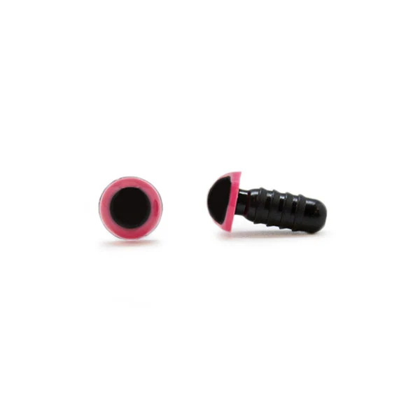 Veiligheidsogen Roze 8 mm per paar