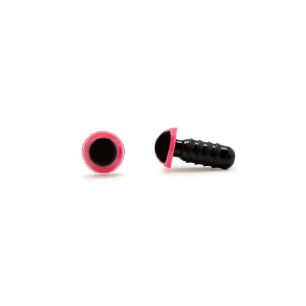 Veiligheidsogen Roze 6 mm per paar