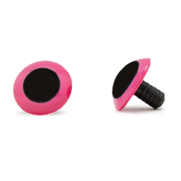 Veiligheidsogen Roze 20 mm per paar
