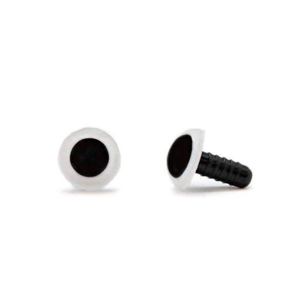 Veiligheidsogen Wit 10 mm per paar