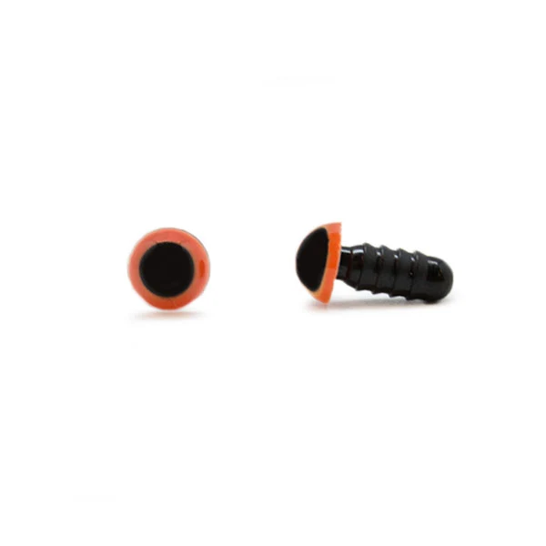 Veiligheidsogen Oranje 8mm per paar