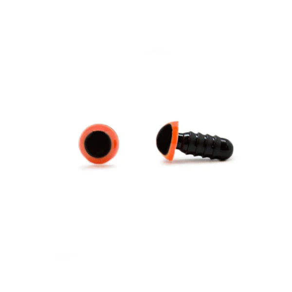 Veiligheidsogen Oranje 6 mm per paar
