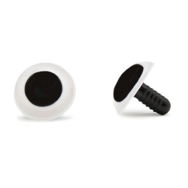 Veiligheidsogen Wit 20 mm per paar
