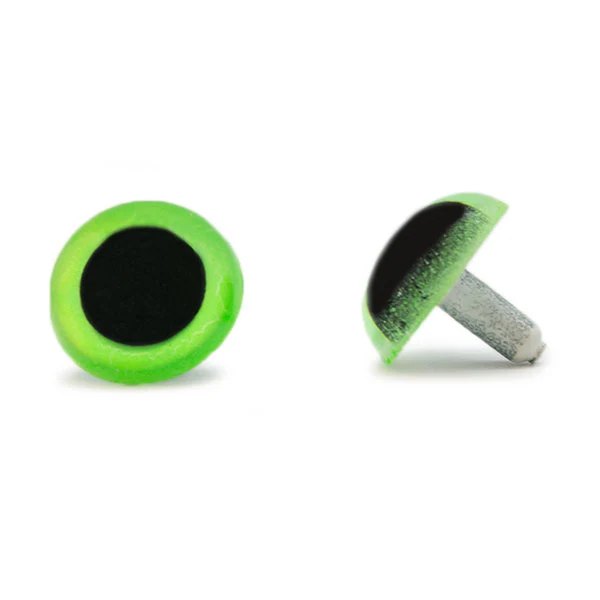 Veiligheidsogen Groen 20 mm per paar