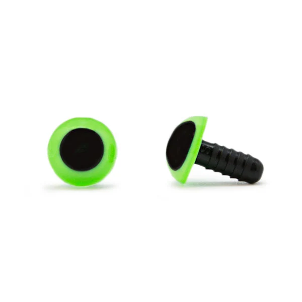 Veiligheidsogen Groen 12 mm per paar