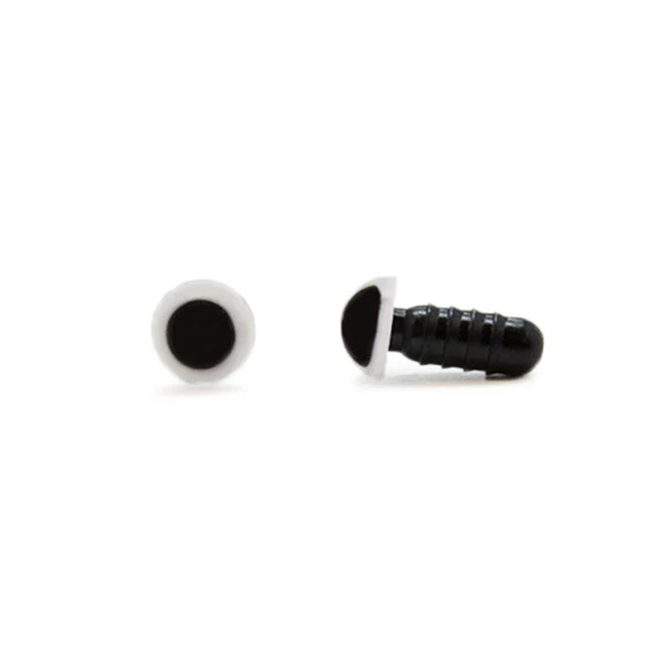 Veiligheidsogen Wit 8mm per paar