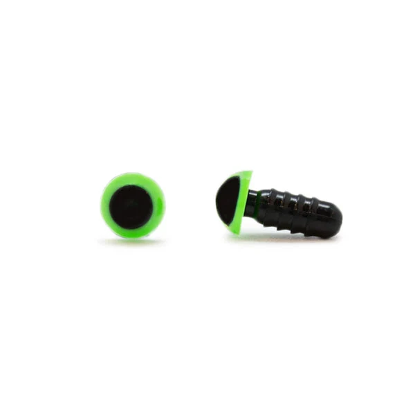 Veiligheidsogen Groen 8 mm per paar