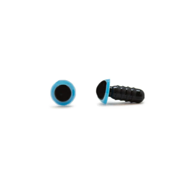 Veiligheidsogen Blauw 6 mm per paar