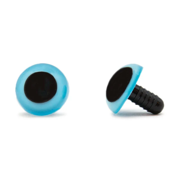 Veiligheidsogen Blauw 18 mm per paar