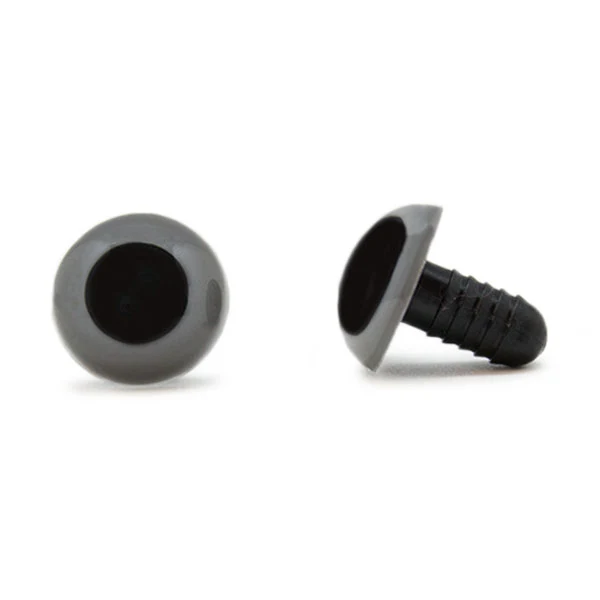 Veiligheidsogen Grijs 15 mm per paar