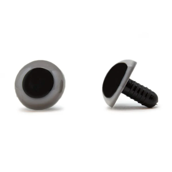 Veiligheidsogen Grijs 10 mm per paar