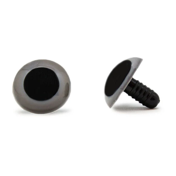 Veiligheidsogen Grijs 20 mm per paar