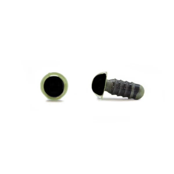 Veiligheidsogen Olijfgroen 8 mm per paar