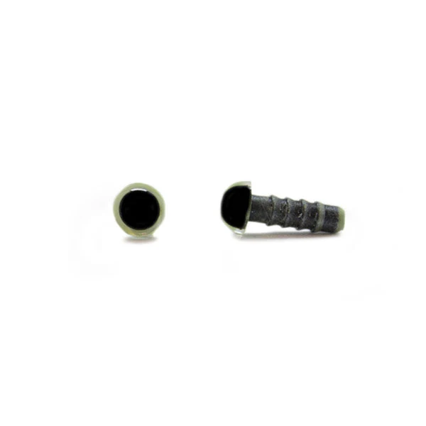 Veiligheidsogen Olijfgroen 6mm per paar