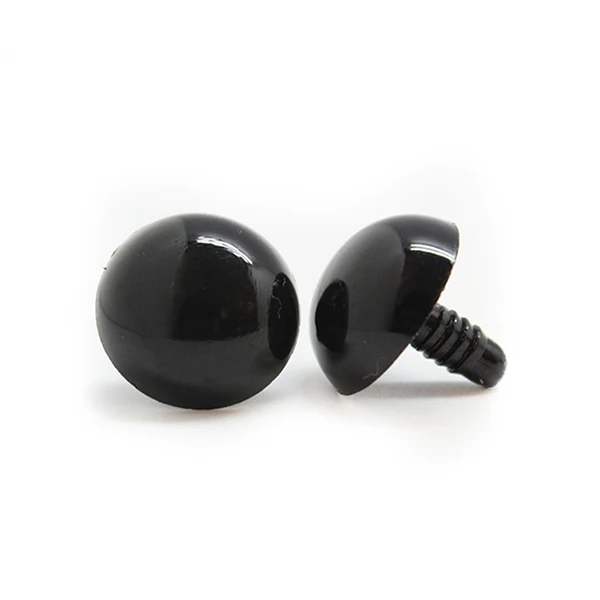 Veiligheidsogen Zwart 18mm per paar