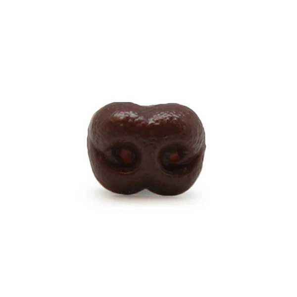 Veiligheidsneus hond bruin 12mm