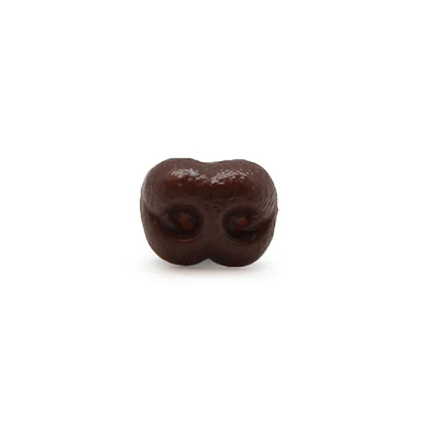 Veiligheidsneus hond bruin 8 mm per stuk