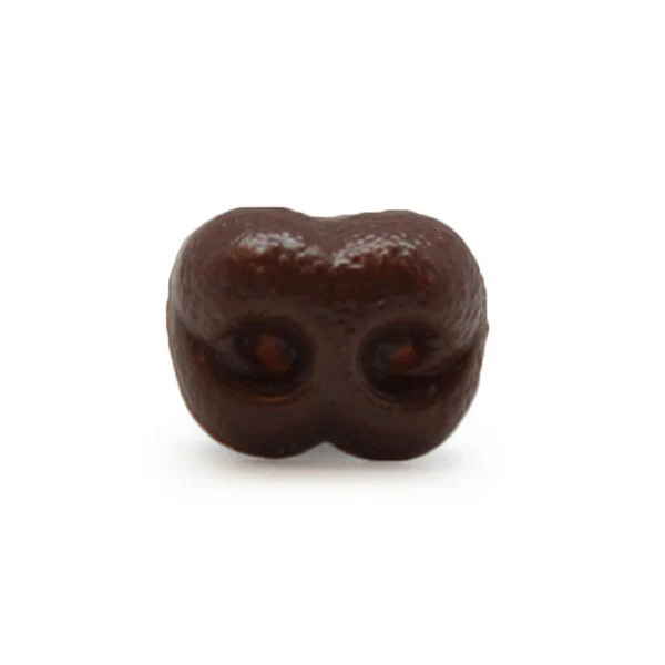 Veiligheidsneus hond bruin 18mm