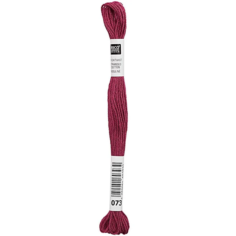 Rico Sticktwist Borduurgaren 8m 073 Berry Red