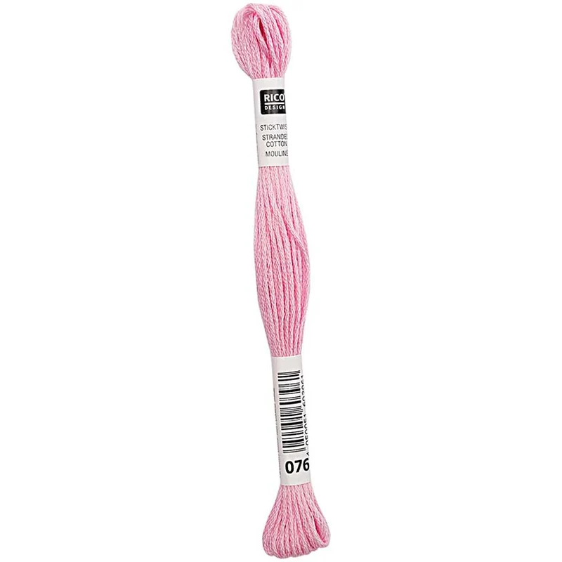 Rico Sticktwist Borduurgaren 8m 076 Pink