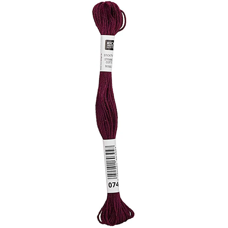 Rico Sticktwist Borduurgaren 8m 074 Berry Red