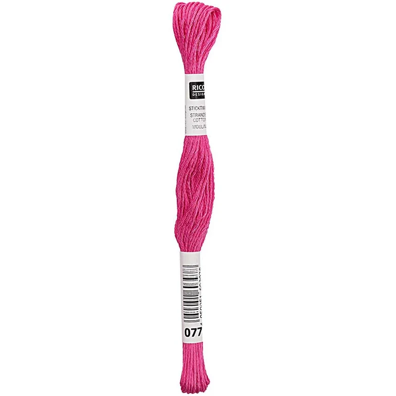 Rico Sticktwist Borduurgaren 8m 077 Pink
