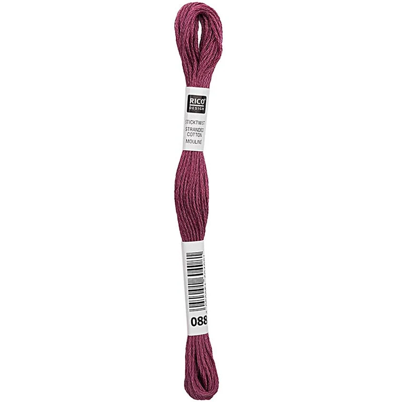 Rico Sticktwist Borduurgaren 8m 088 Wine Red