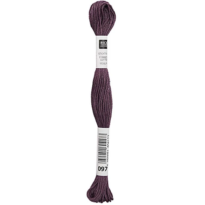 Rico Sticktwist Borduurgaren 8m 097 Aubergine
